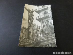 Antique Photography: HUELVA SEMANA SANTA PROCESION FOTOGRAFIA AÑOS 50 6 X 9 CMTS